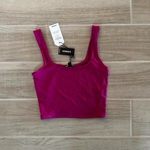 Express Body Contour Square Neck Top